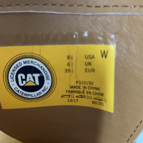 CAT Caterpillar brown leather  sandals - Picture 8 of 8